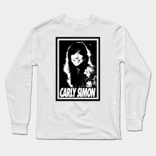 Carly Simon - Portrait retro Long Sleeve T-Shirt